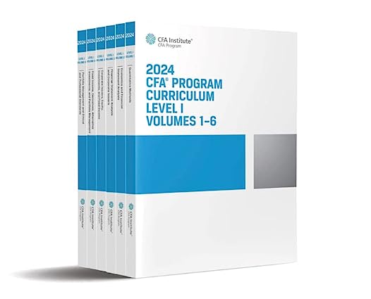 2024 CFA Program Curriculum Level I Box Set  - Orginal Pdf